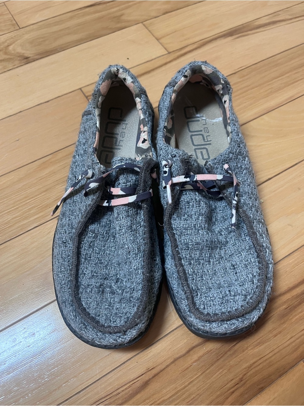 Hey Dude Slip-On Loafers in Heather Gray